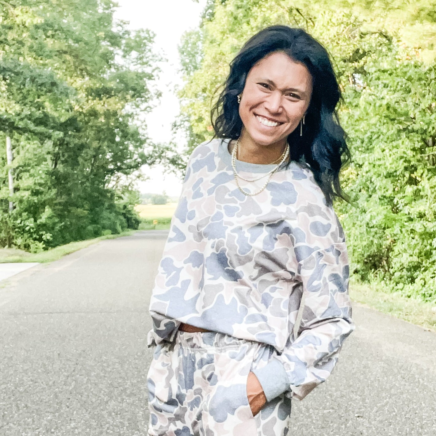 Camo Light Crewneck