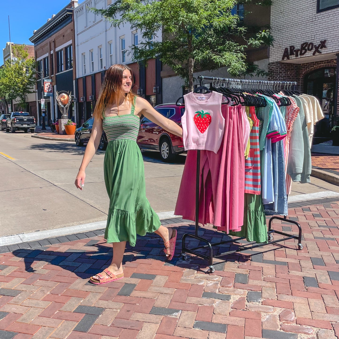 Green Midi Dress
