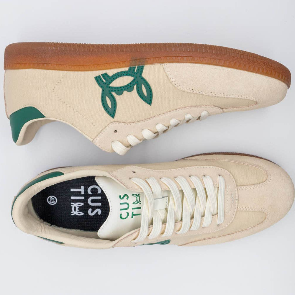 Beige Suede Sneaker
