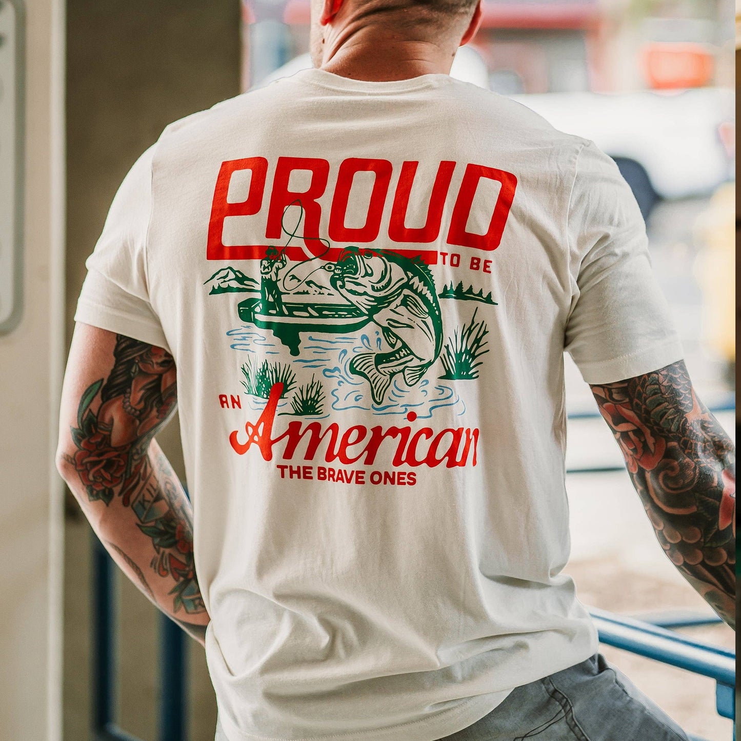 Proud American Fisherman T-Shirt
