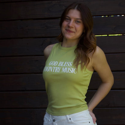 God Bless Country Music Tank Top