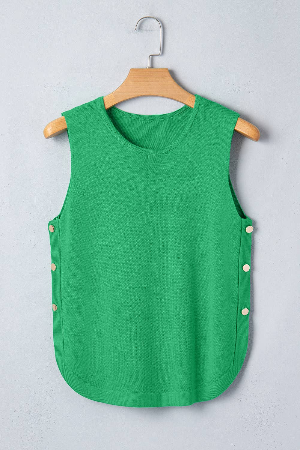 Green Sleeveless Sweater