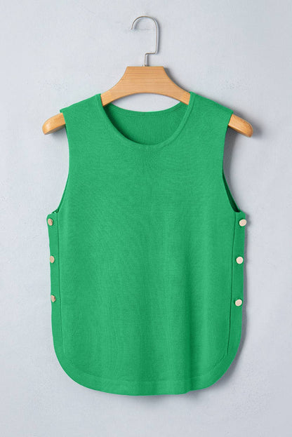 Green Sleeveless Sweater
