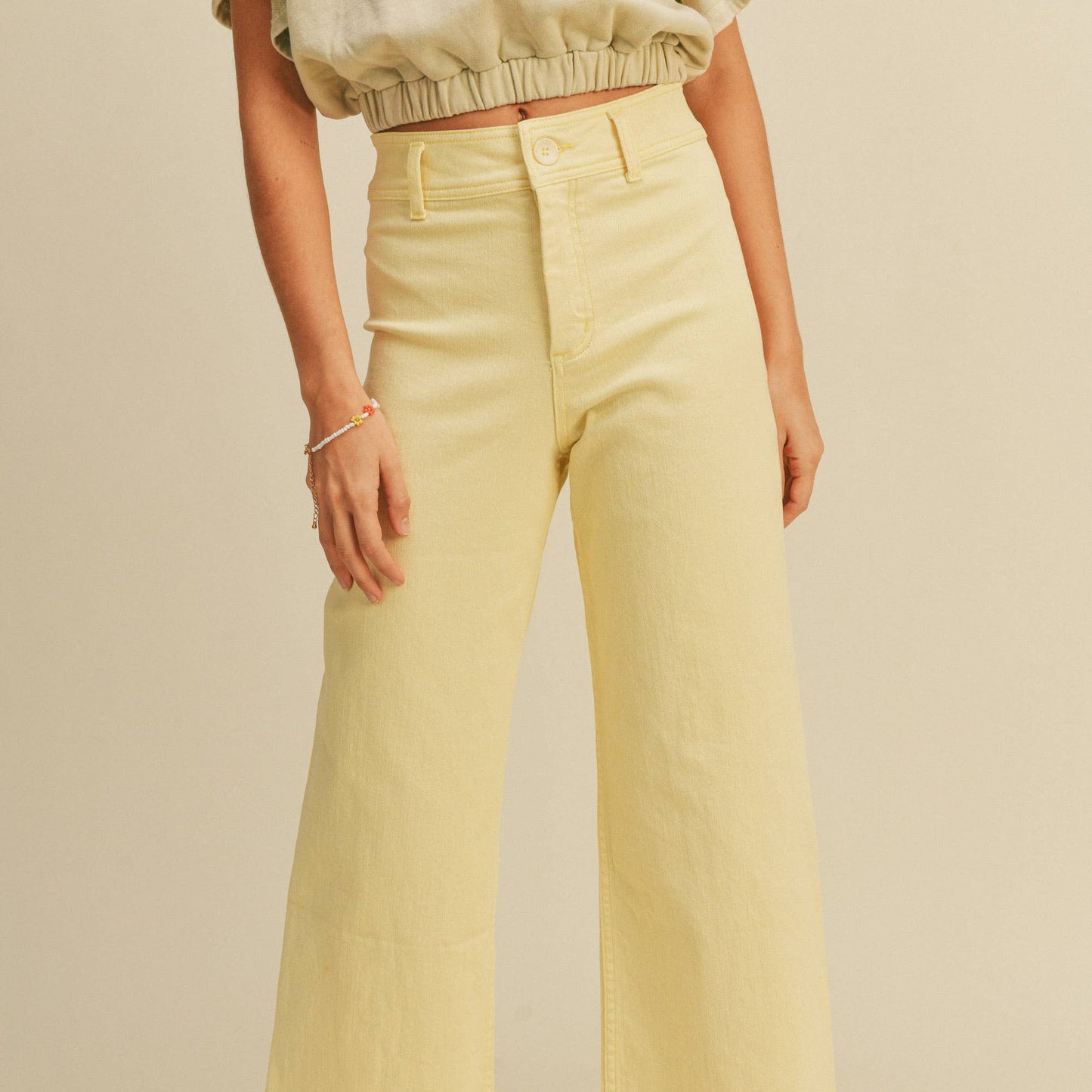 Colorful Wide Leg Pants