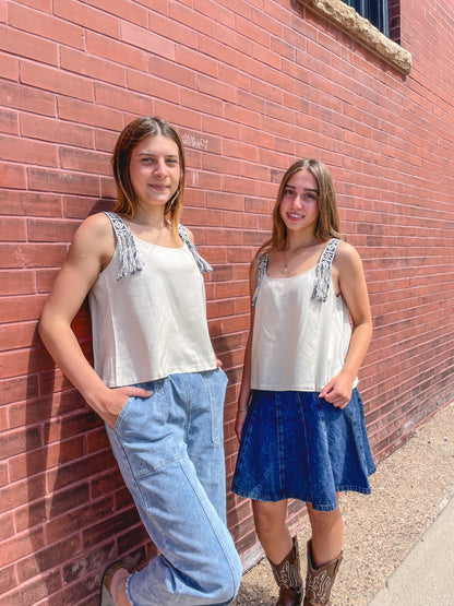 Denim Mini Skirt
