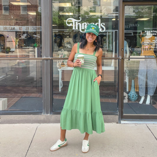 Green Midi Dress