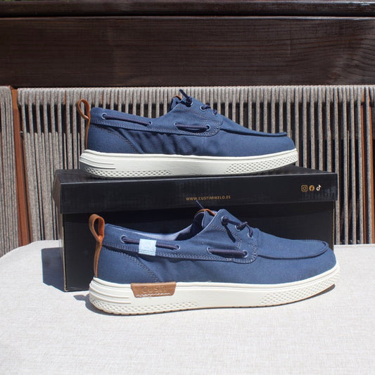 Indigo Blue Boat Shoes