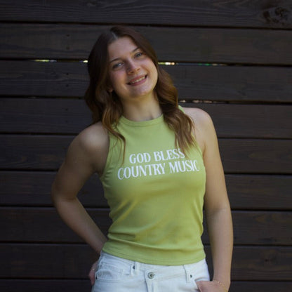 God Bless Country Music Tank Top