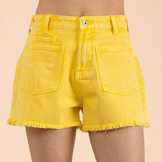 Sunny Fray Denim Shorts