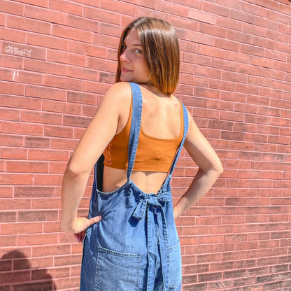 Denim Romper