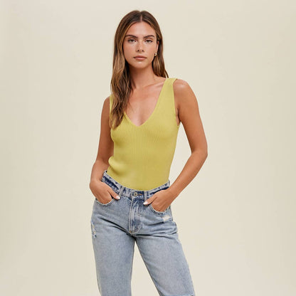 Ribbed Bodysuit