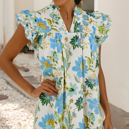 Floral Ruffled Dress