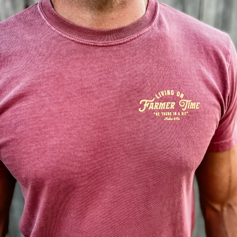 Living On Farmer Time T-Shirt