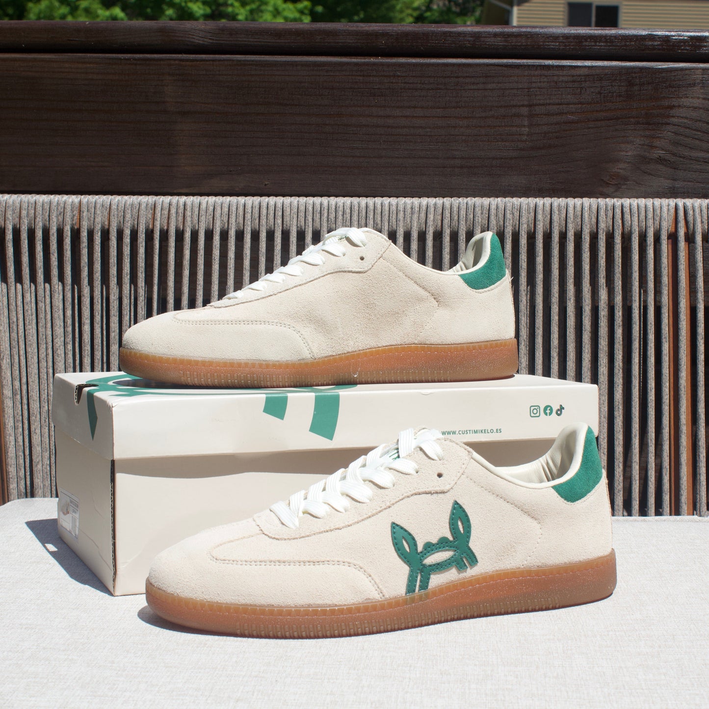 Beige Suede Sneaker
