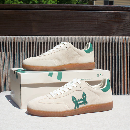 Beige Suede Sneaker