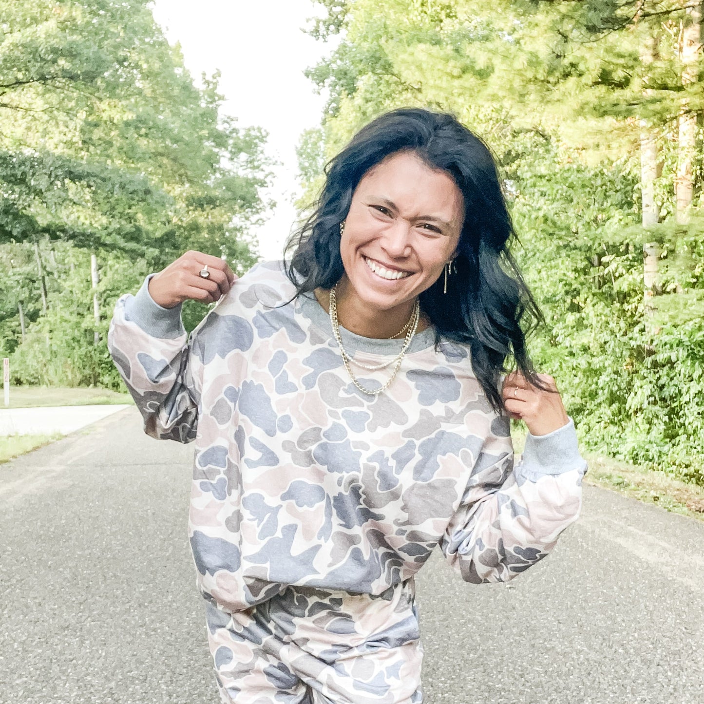 Camo Light Crewneck