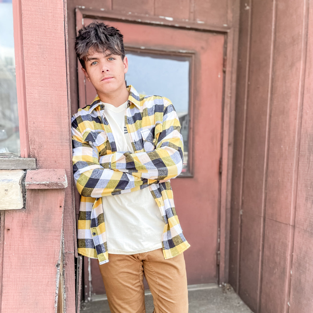 Flannel Plaid Long Sleeve