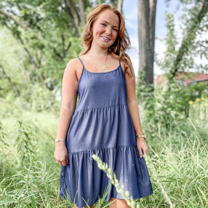 Tiered Midi Dress