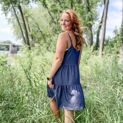 Tiered Midi Dress
