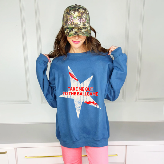 Take Me Out To The Ballgame Crewneck