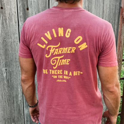 Living On Farmer Time T-Shirt