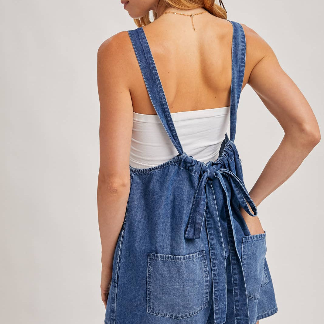 Denim Romper