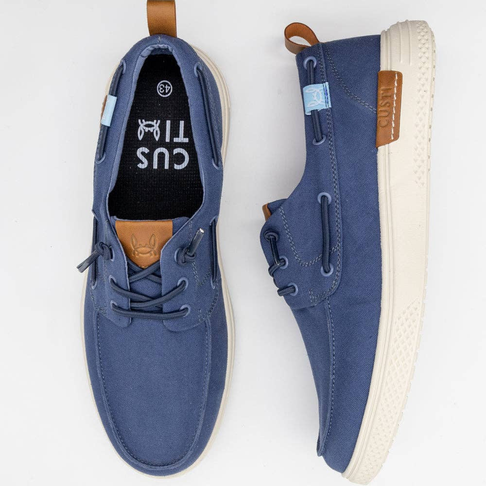 Indigo Blue Boat Shoes