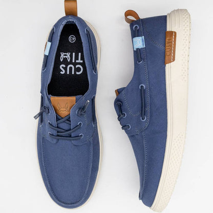 Indigo Blue Boat Shoes